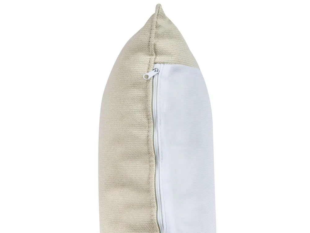 Ecksofa 3-Sitzer ELVENES Stoff Hellbeige rechtsseitig_718680