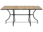 Gartenmöbel Set 6-Sitzer LASCARI klappbar Akazienholz Hellbraun_1075318