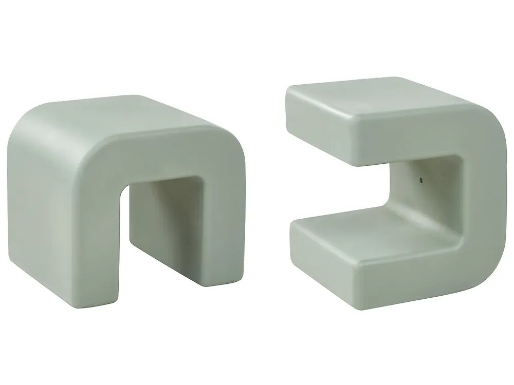 Set of 2 Side Tables MOZIA Green_1166087