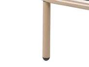 Gartensofa mit Tisch 4-Sitzer POLLINA Metall Braun_1078991
