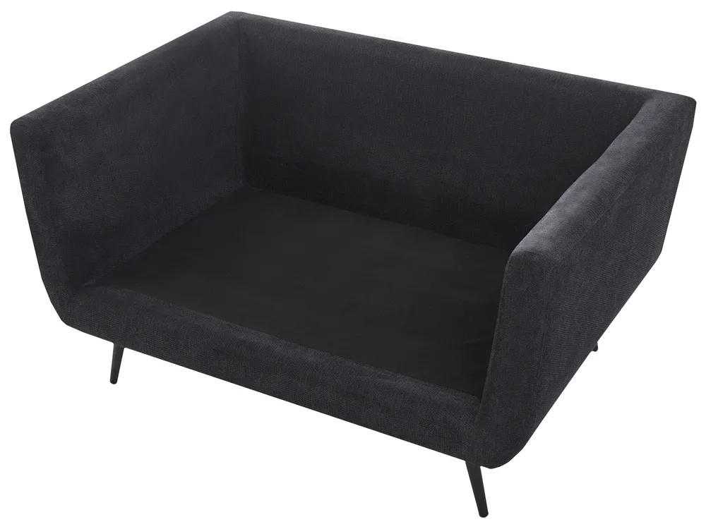 Sofa Set 4-Sitzer BOLGA Stoff Schwarz_1076031