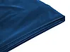 Bettrahmenbezug Samtstoff FITOU 180 x 200 cm Dunkelblau