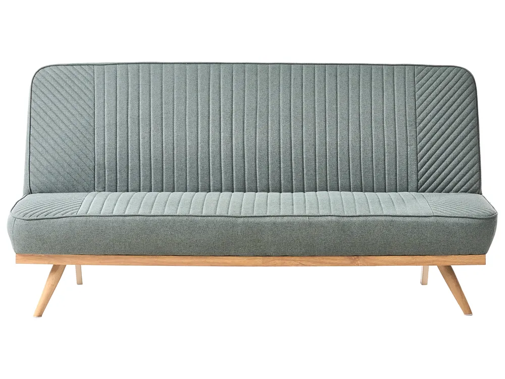 Schlafsofa 2-Sitzer KALFAFEL Stoff Grün