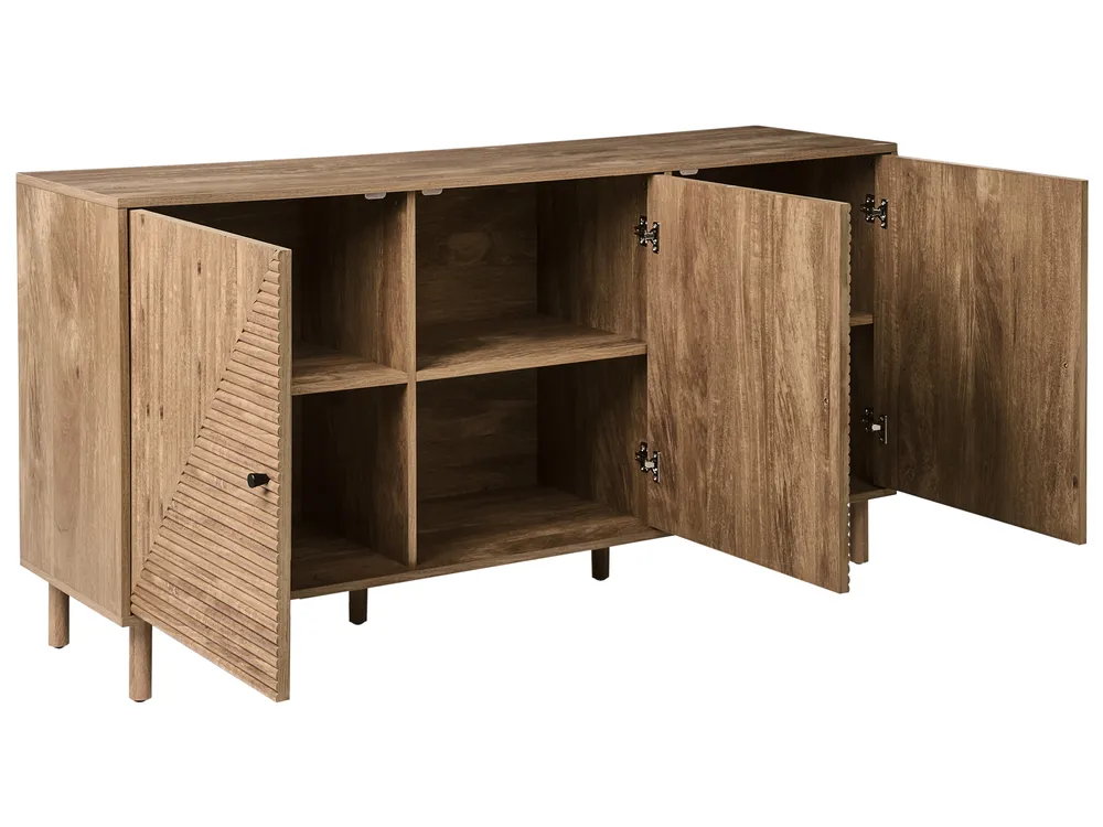 3 Door Sideboard RONGE Light Brown_1042710