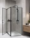 Duschkabine DARLI 90 x 90 x 185 cm Schwarz