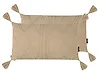 Dekokissen 2er Set CAESIA 30 x 50 cm Baumwolle Beige Ohne Muster