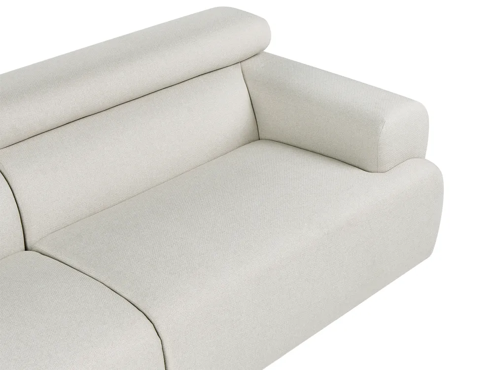 Sofa 3-Sitzer HOVDEN Stoff Cremeweiß_1072554