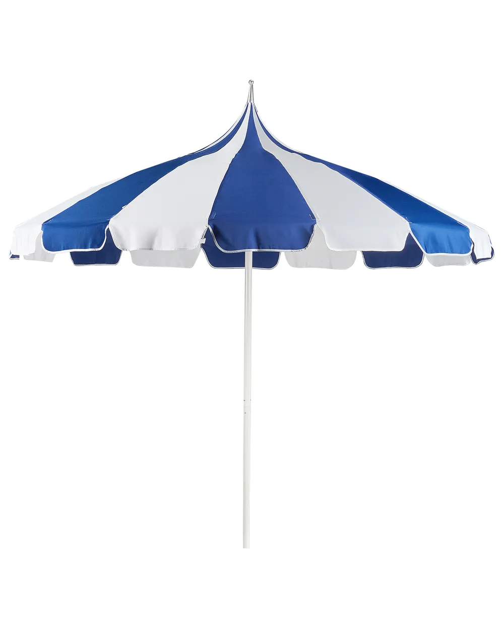 Marktschirm 245 cm MINOA Weiß / Blau