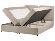 Divan Bed with Storage CHANCELLOR Fabric Taupe 160 x 200 cm (EU King Size)_1062775