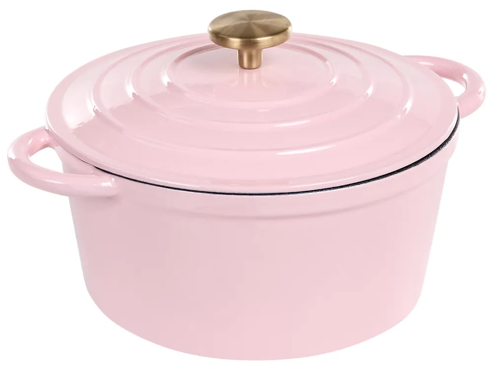 Gusseisen Kochgeschirrset 8-teilig FEURA Pastellrosa_1170239