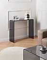 Konsolentisch KENDALL Sicherheitsglas Schwarz
