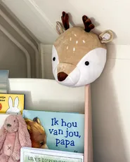 Wanddekoration für Kinder Hirsch BAMBI 30 cm Beige_973852