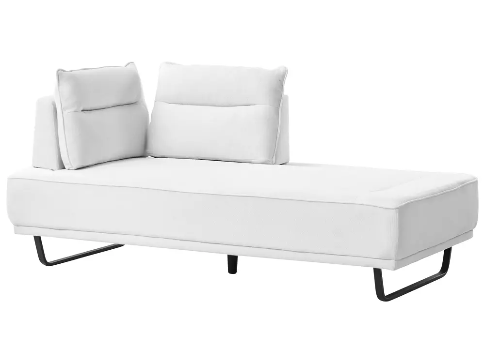Sofa 3-Sitzer FAXEN Stoff Weiß_1025190