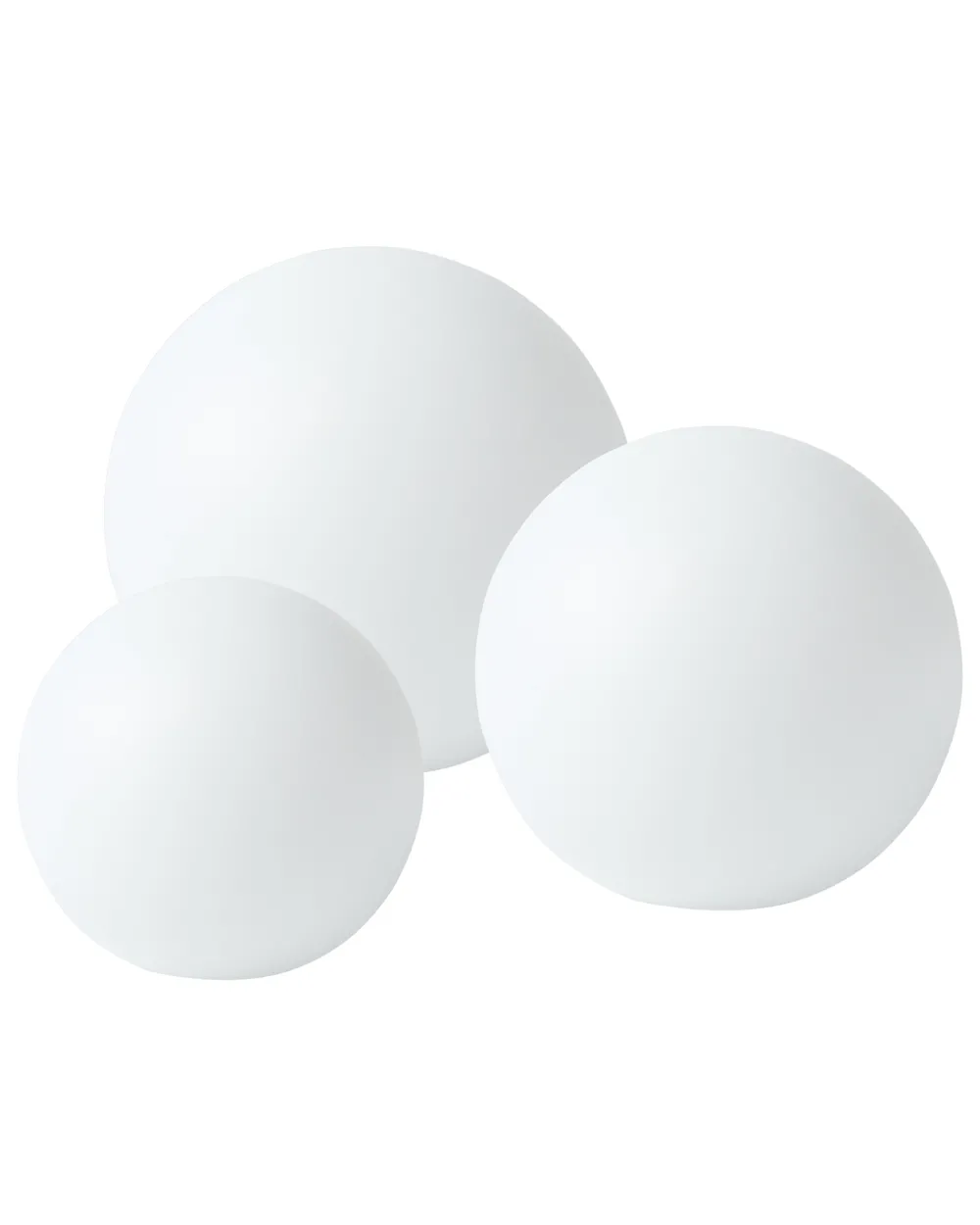 Set mit 3 Solar LED-Kugellampen für den Außenbereich LOBAINA mit Fernbedienung Weiß_960780