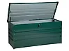 Aufbewahrungsbox CEBROSA 132 cm 62 cm Metall Dunkelgrün