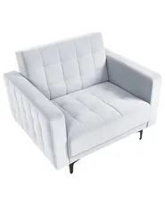 Sessel ABERDEEN Samtstoff Hellgrau_984151