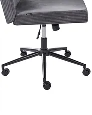Desk Chair GEDDES Corduroy Grey_1077057
