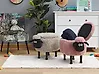 Tierhocker mit Stauraum SHEEP Schaf Stoff Rosa