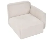 Modular Corner Sofa 3 Seater HEDE Fabric Light Beige Right Hand_1092106