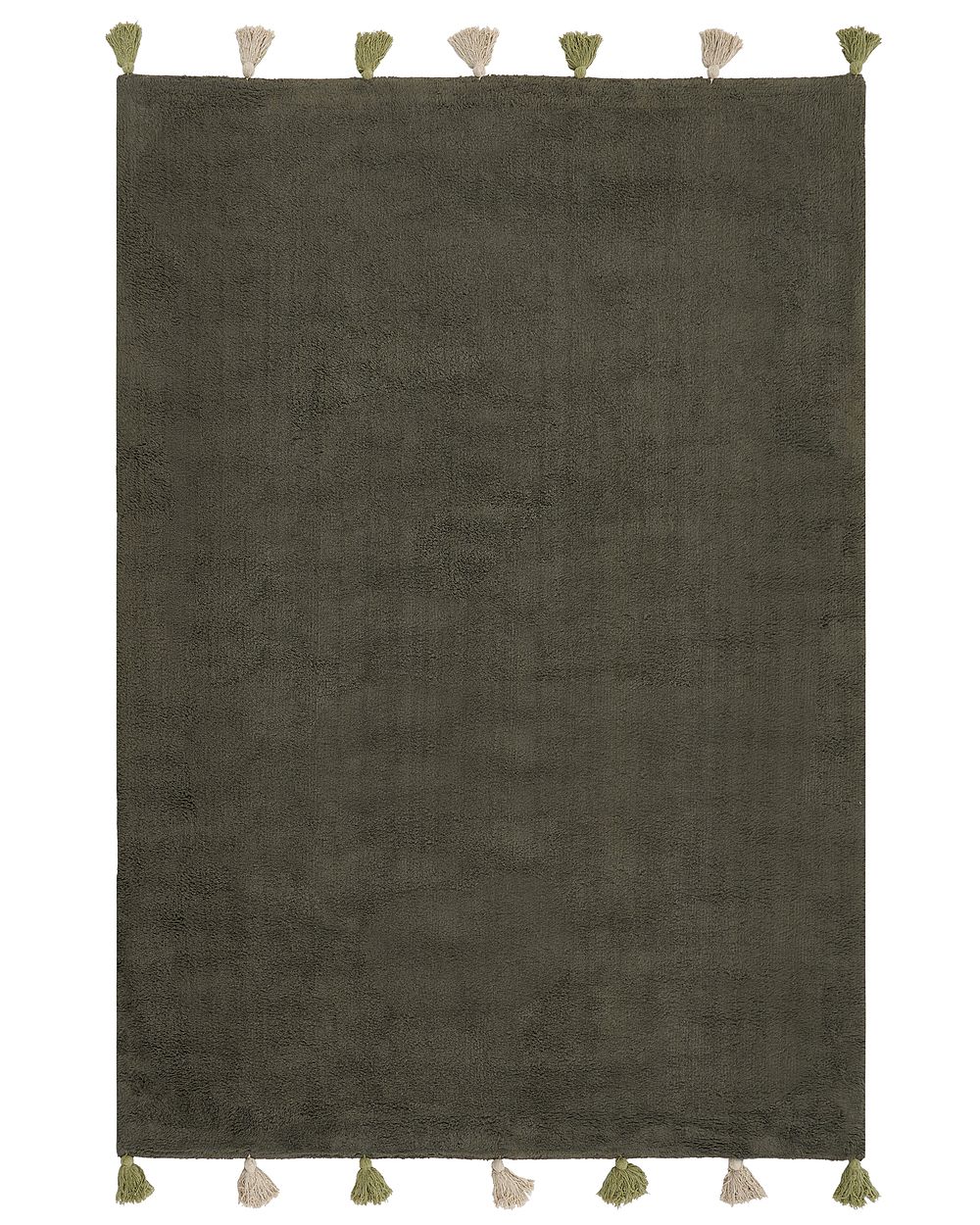 Kids Rug KODINHI  Dark Green 140 x 200 cm Cotton
