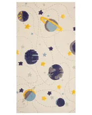 Kids Rug LANGSA Beige 80 x 150 cm Cotton_864180