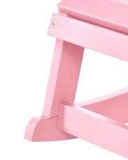 Garten Schaukelstuhl für Kinder ADIRONDACK Pastellrosa_918331