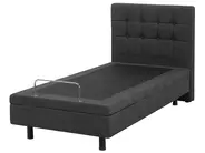 Adjustable Bed Fabric DUKE 80 x 200 cm (EU Small Single) Dark Grey_771713