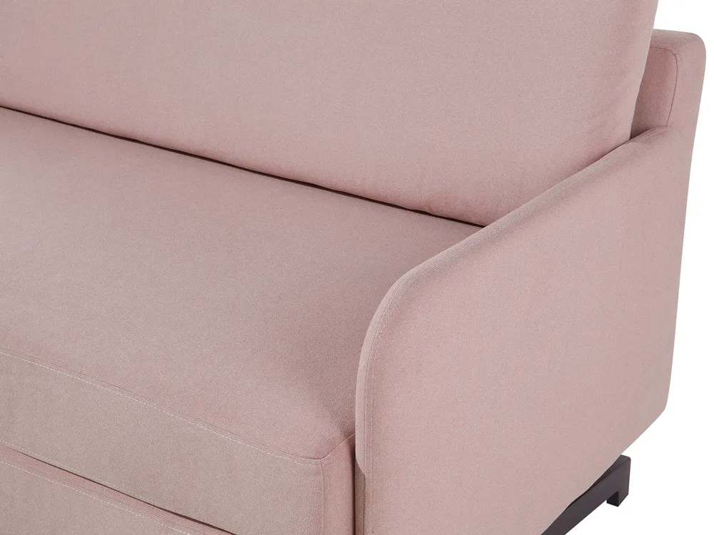 Schlafsofa 2-Sitzer BELFAST Stoff Rosa_798387