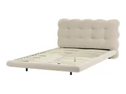 Bed Boucle SOULISSE 120 x 200 cm (EU Small Double) Beige_1129771