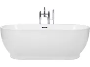 Freistehende Badewanne LEVERA 170 x 78 cm Weiß_765332