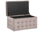 Storage Ottoman MICHIGAN Velvet Pink_816526
