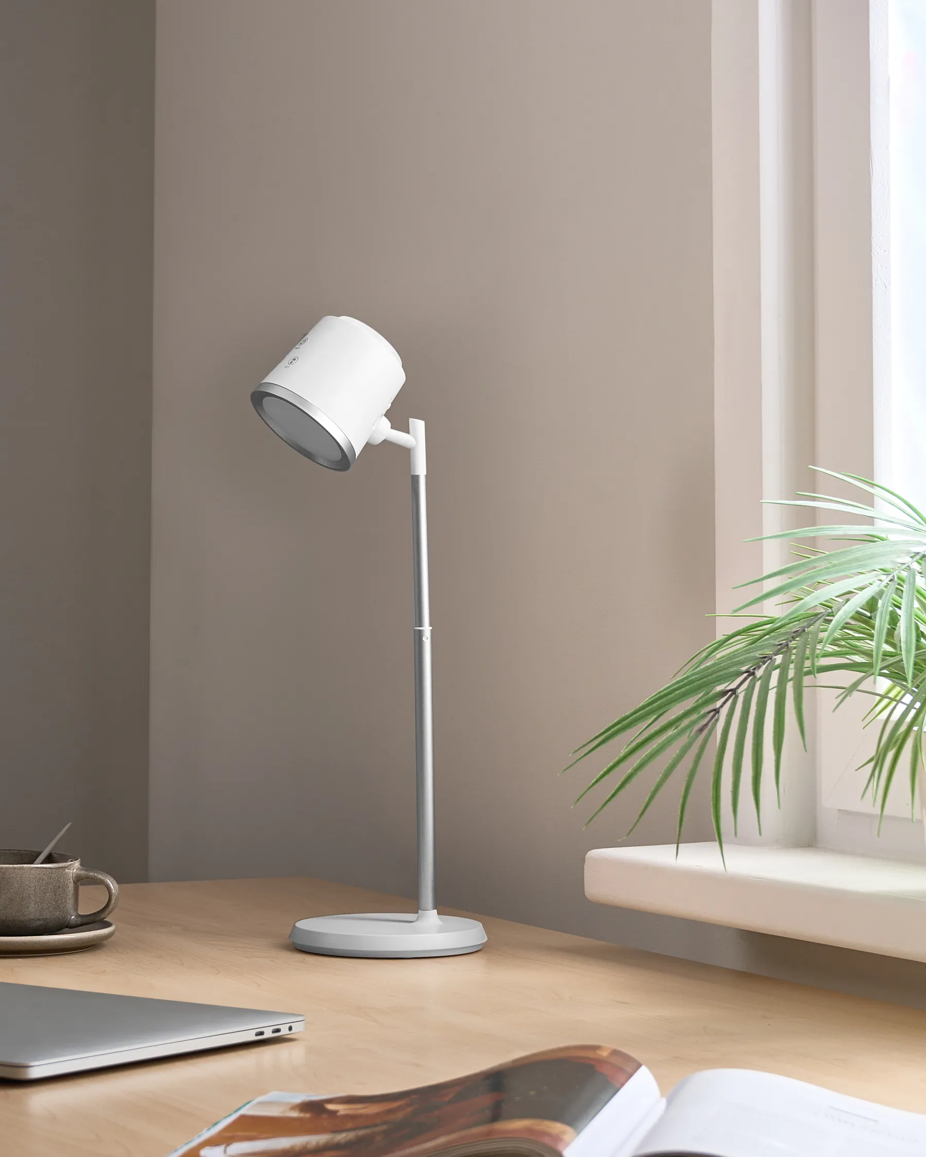 LED Schreibtischlampe LIBRA mit Dimmer Weiß_1018941