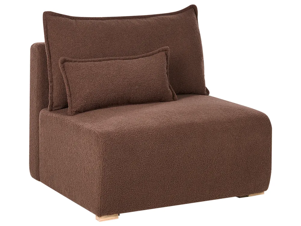 1-Seat Section NERBO Boucle Brown_1034280