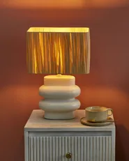 Table Lamp JUDY Ceramic White_891549