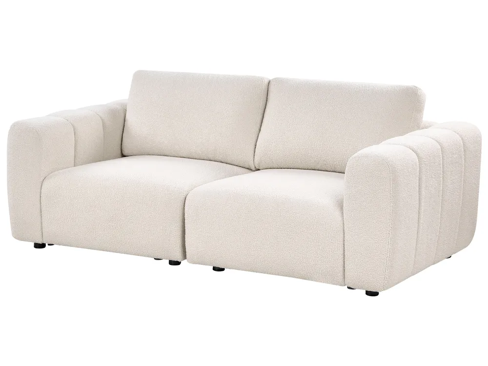 Modular Sofa 2 Seater KIVVIK Boucle Off-White_1045411