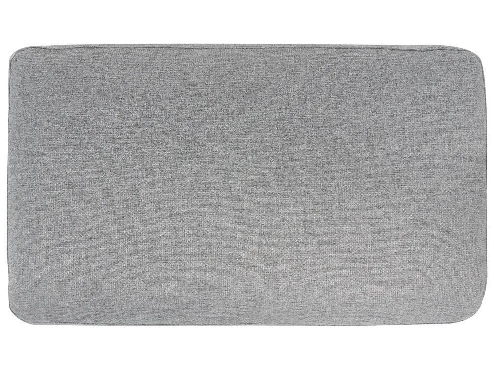 Eckschlafsofa 3-Sitzer HRISEY mit Stauraum Kunstleinen Grau linksseitig_956029