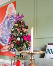 Künstlicher Weihnachtsbaum LED PALOMAR 120 cm Dunkelgrün_1036237