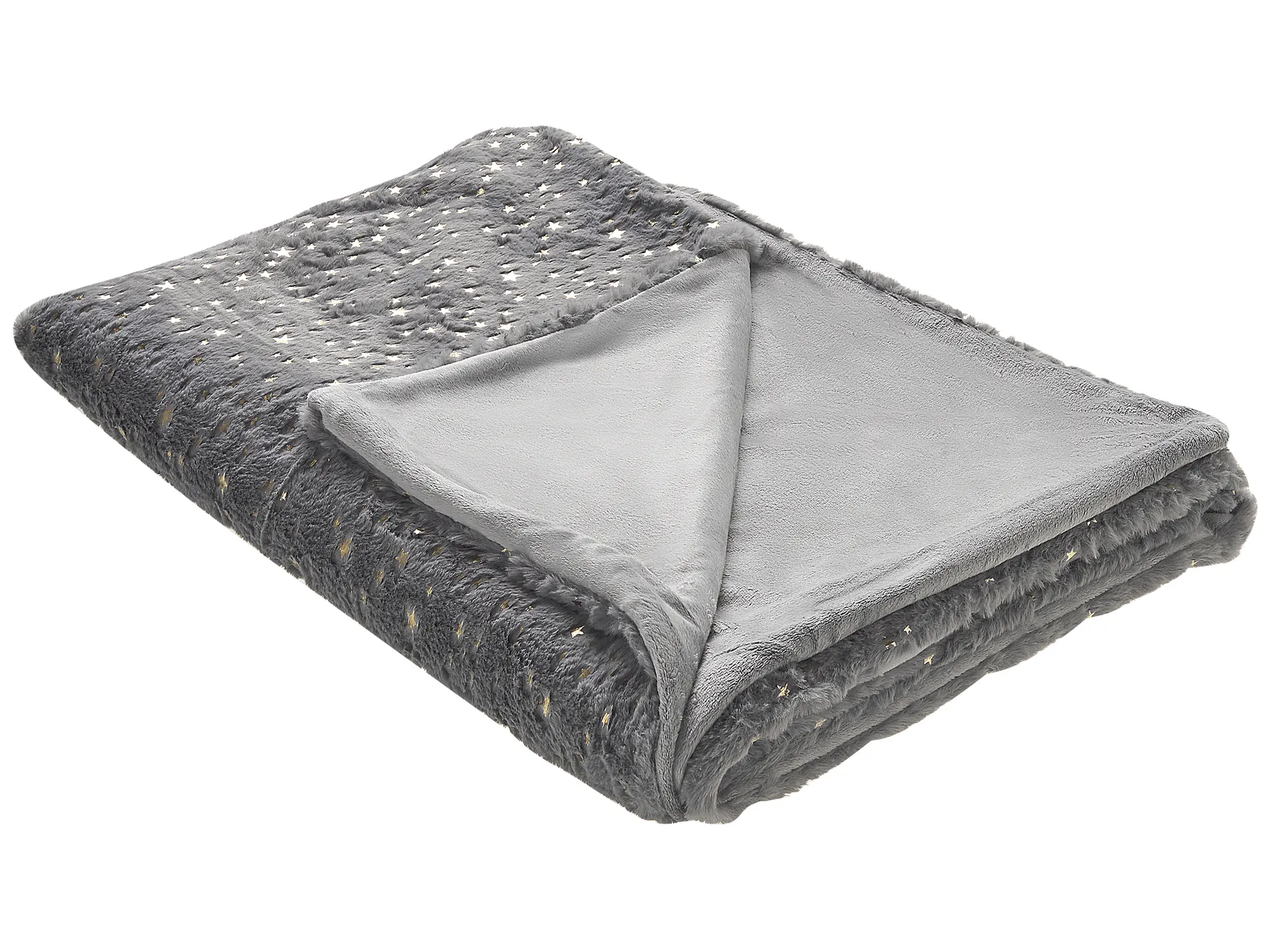 Blanket ALAZEYA 150 x 200 cm Grey_820217