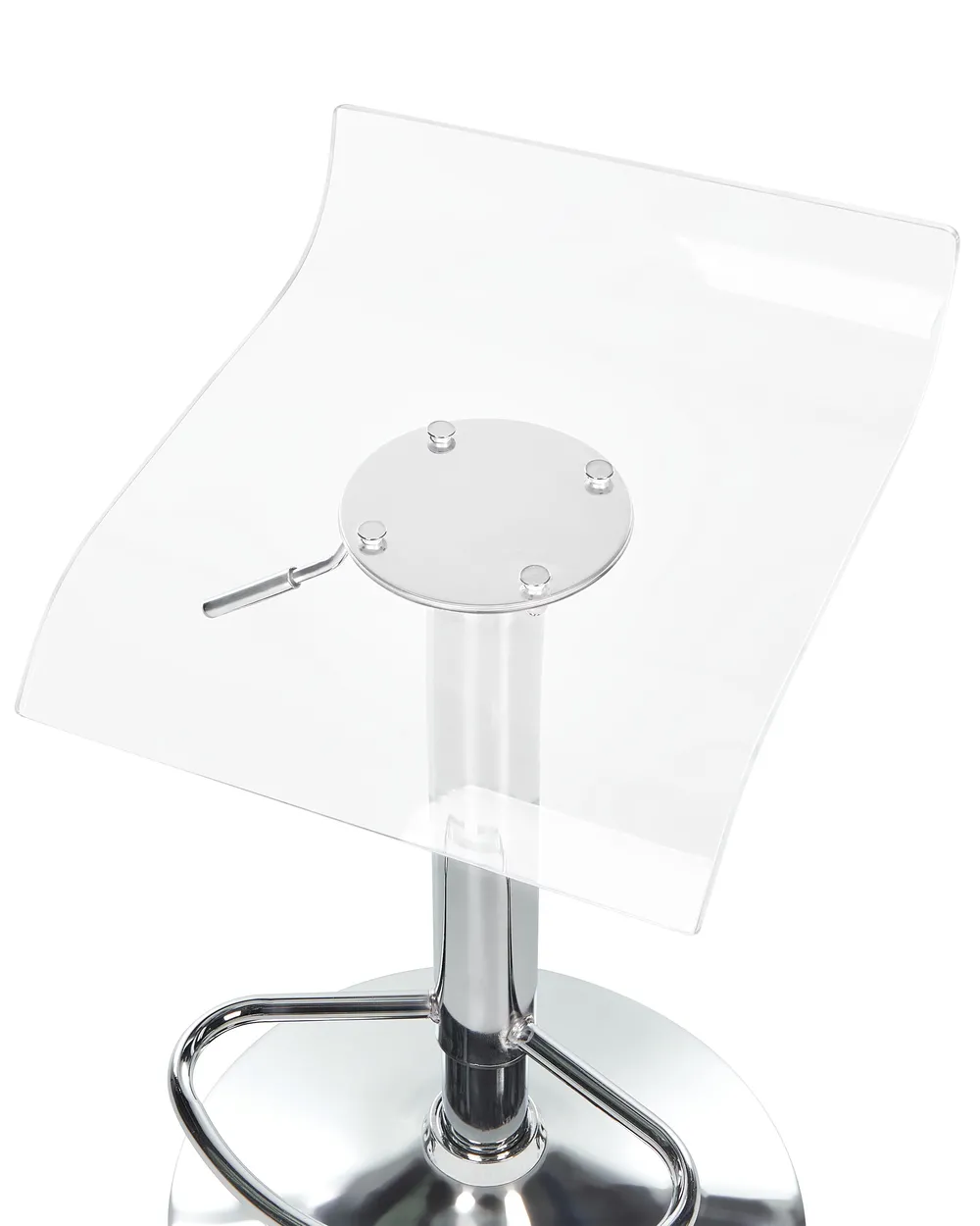 Set mit 2 Barstühlen NEUM drehbar Transparent_915183