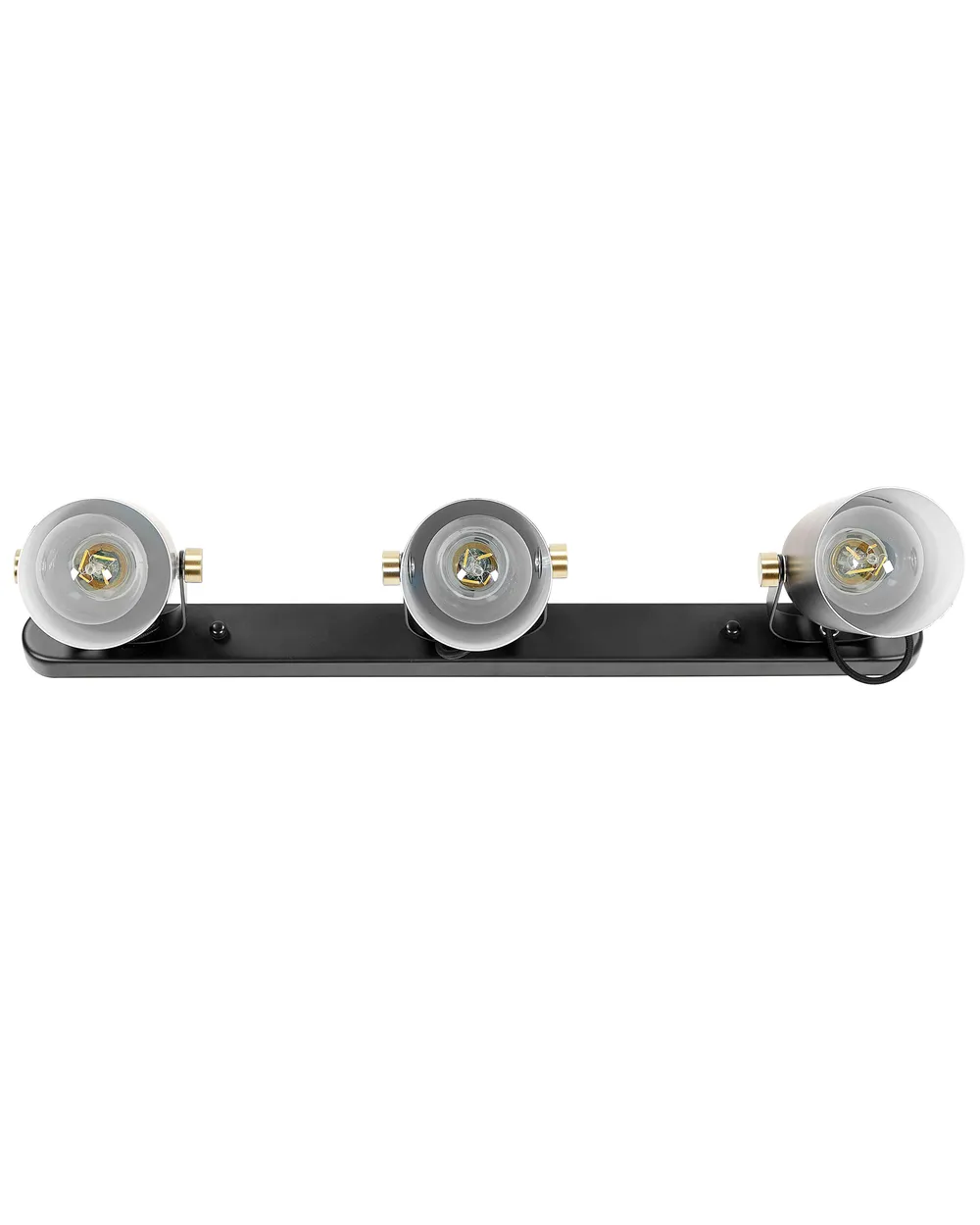 Strahler 3-flammig TYRIA verstellbar Metall Schwarz_773047