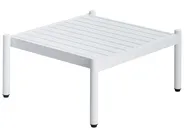 Garten Ecksofa mit Tisch 5-Sitzer RASIGLIA Metall Beige linksseitig_948074