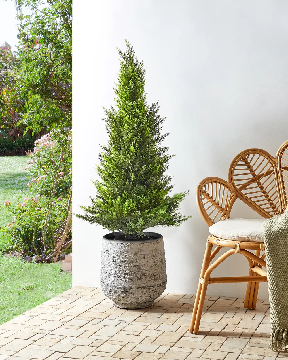 Kunstpflanze CEDAR TREE 120 cm Grün