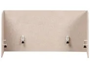 Schreibtischtrennwand SOLOA 210 x 61 cm Beige_1014930