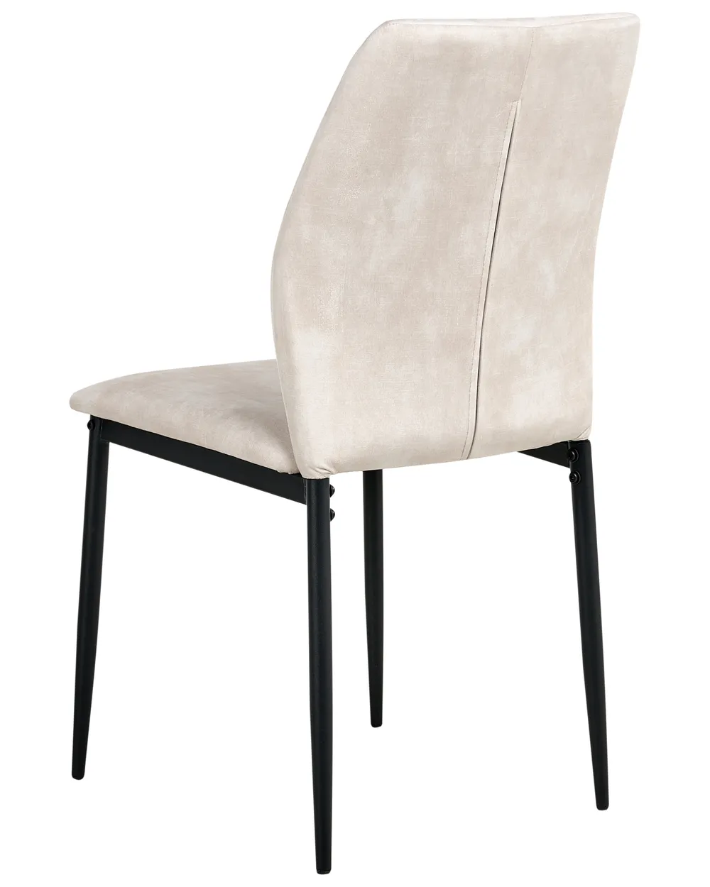 Set of 4 Dining Chairs ROCHEPORT Fabric Light Beige_1006037
