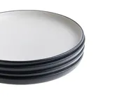 Set of 16 Dinnerware NUTMEG Stoneware Black_1049597