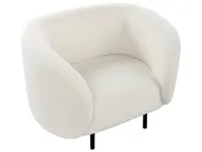 Living Room Set 6 Seater LOEN Boucle White_920403
