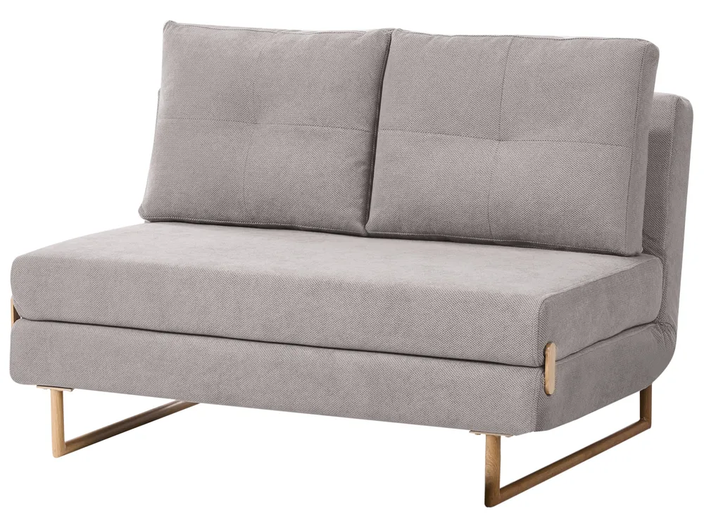 Living Room Set 6 Seater JERSLEV Fabric Grey_1013814