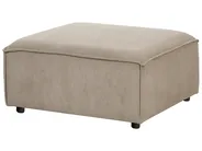 Modular Corner Sofa 2 Seater ARDAL with Ottoman Corduroy Light Brown Right Hand_940682