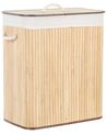 Wäschekorb KANDY Bambus Hellbraun 100 L