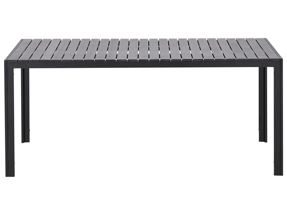 Gartenmöbel Set mit Bänken 6-Sitzer NARDO Schwarz_948207